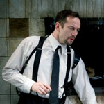 Jason Isaccs stars in The Dumb Waiter (photo: Johan Persson)